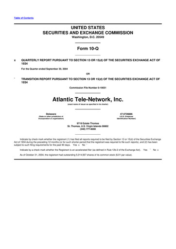Thumbnail ATN International 10-Q Quarterly Report FY 