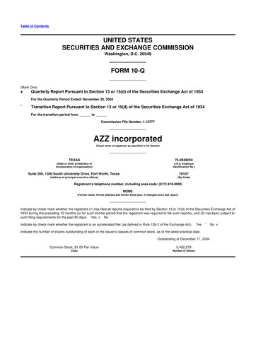 Thumbnail AZZ 10-Q Quarterly Report FY 