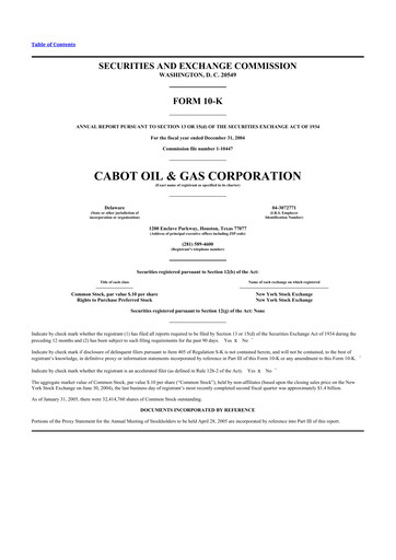 Thumbnail Coterra Energy 10-K Annual Report 