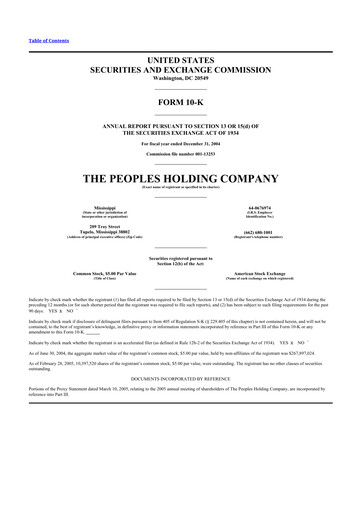 Miniature Renasant Corp 10-K Rapport annuel 