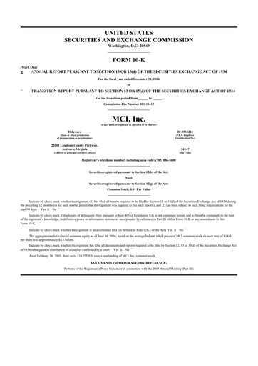 Thumbnail Worldcom 10-K Annual Report 