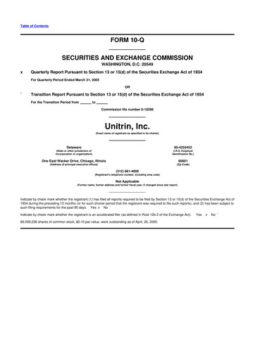 Vorschaubild Kemper 10-Q Quartalsbericht  