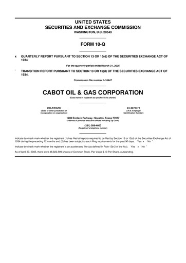 Vorschaubild Coterra Energy 10-Q Quartalsbericht  