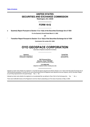 Thumbnail Geospace Technologies
 10-Q Quarterly Report FY 