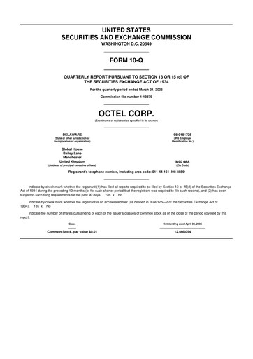 Thumbnail Innospec 10-Q Quarterly Report FY 