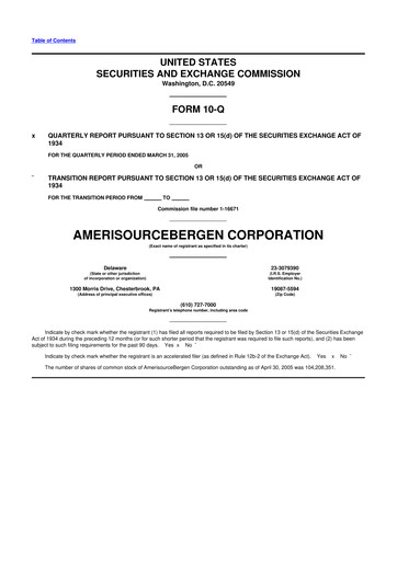 Vorschaubild Cencora 10-Q Quartalsbericht  