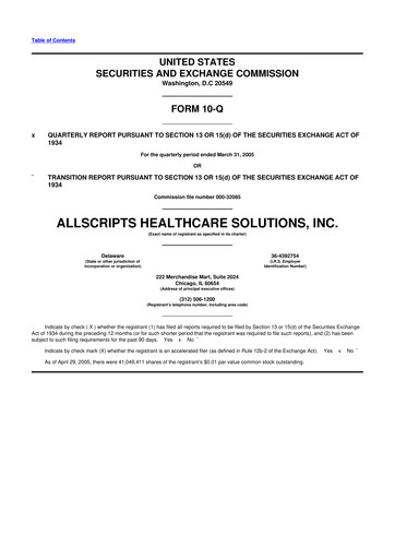 Thumbnail Veradigm 10-Q Quarterly Report FY 