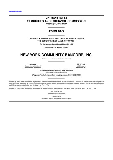 Thumbnail Flagstar Bank 10-Q Quarterly Report FY 