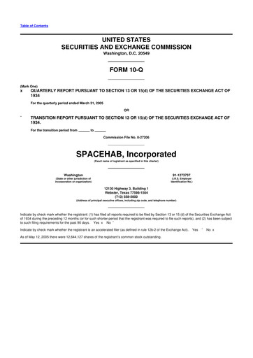 Miniature Astrotech 10-Q Rapport trimestriel  