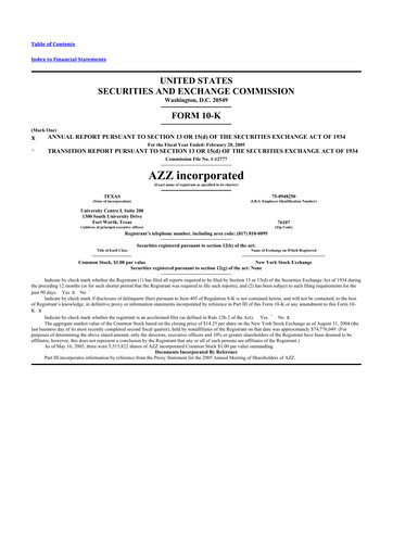 Thumbnail AZZ 10-K Annual Report 