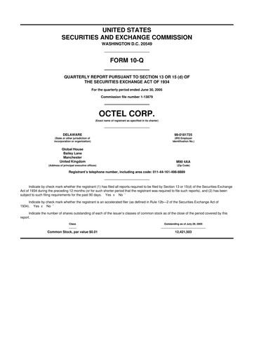 Thumbnail Innospec 10-Q Quarterly Report FY 