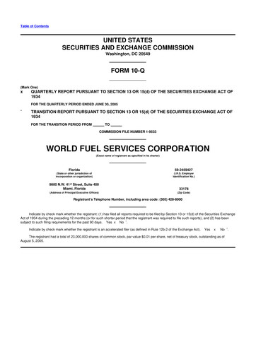 Thumbnail World Kinect 10-Q Quarterly Report FY 