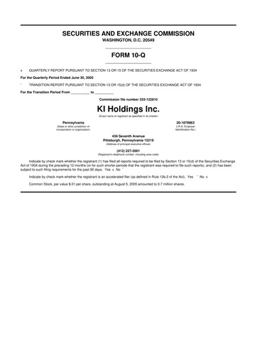 Thumbnail Koppers Holdings 10-Q Quarterly Report FY 