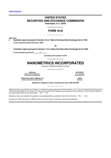 Thumbnail Onto Innovation 10-Q Quarterly Report FY 