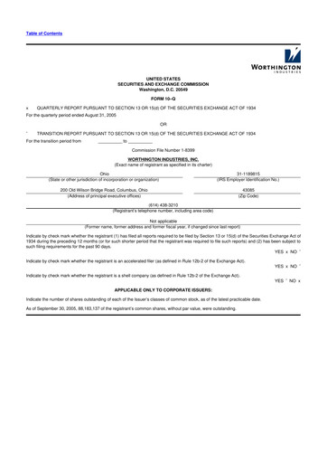Thumbnail Worthington Enterprises 10-Q Quarterly Report FY 