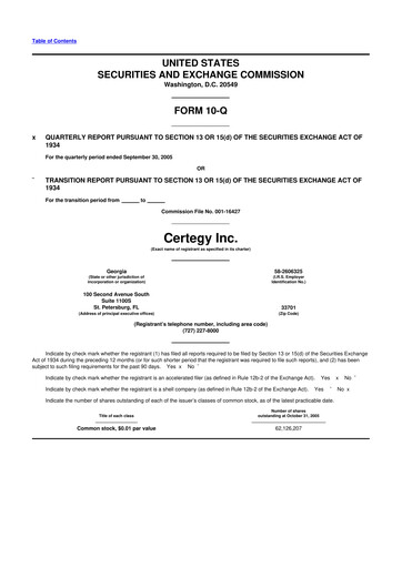 Thumbnail Fidelity National Information Services 10-Q Quarterly Report FY 