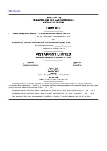 Thumbnail Cimpress 10-Q Quarterly Report FY 