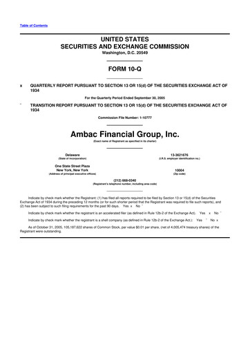 Thumbnail Octave Specialty Group 10-Q Quarterly Report FY 