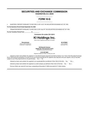 Thumbnail Koppers Holdings 10-Q Quarterly Report FY 