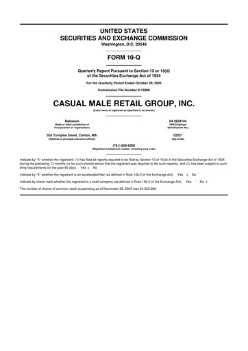 Vorschaubild Destination XL 10-Q Quartalsbericht  