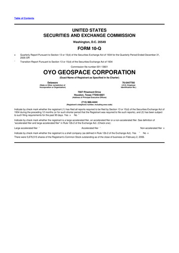 Thumbnail Geospace Technologies
 10-Q Quarterly Report FY 