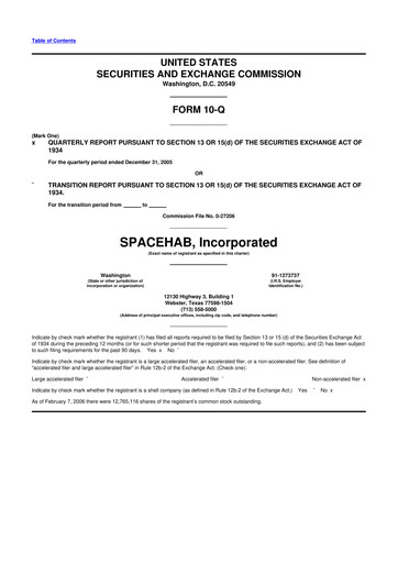 Miniature Astrotech 10-Q Rapport trimestriel  