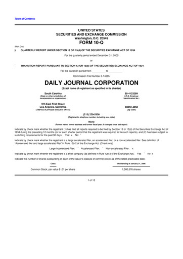 Thumbnail Daily Journal 10-Q Quarterly Report FY 