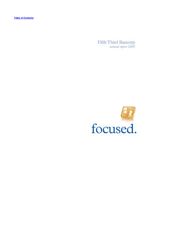 Thumbnail Fifth Third Bank
 10-K Annual Report 
