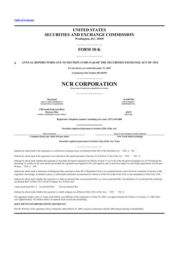 Vorschaubild NCR Voyix Corporation 10-K Jahresbericht 