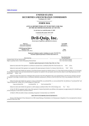 Miniature Innovex International 10-K Rapport annuel 