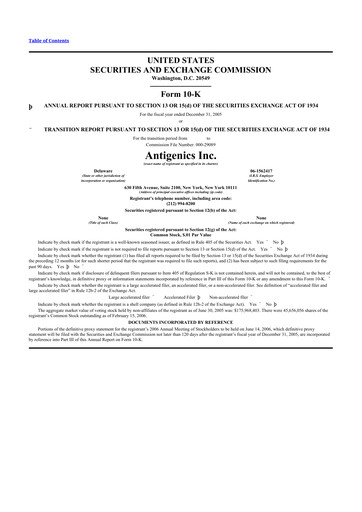 Thumbnail Agenus
 10-K Annual Report 