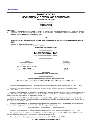 Vorschaubild The Hackett Group

 10-K Jahresbericht 