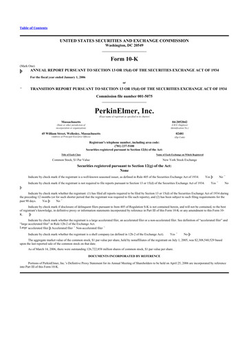 Thumbnail Revvity 10-K Annual Report 