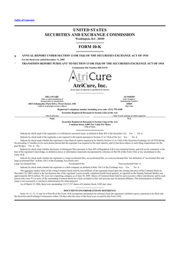 Thumbnail AtriCure 10-K Annual Report 