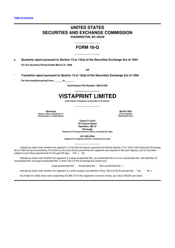 Thumbnail Cimpress 10-Q Quarterly Report FY 