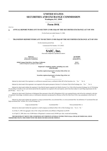 Thumbnail Leidos 10-K Annual Report 