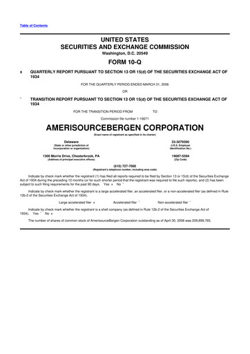 Vorschaubild Cencora 10-Q Quartalsbericht  