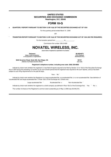 Vorschaubild Inseego 10-Q Quartalsbericht  