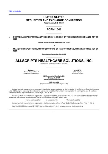 Thumbnail Veradigm 10-Q Quarterly Report FY 