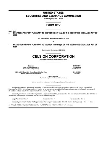 Miniature Imunon 10-Q Rapport trimestriel  