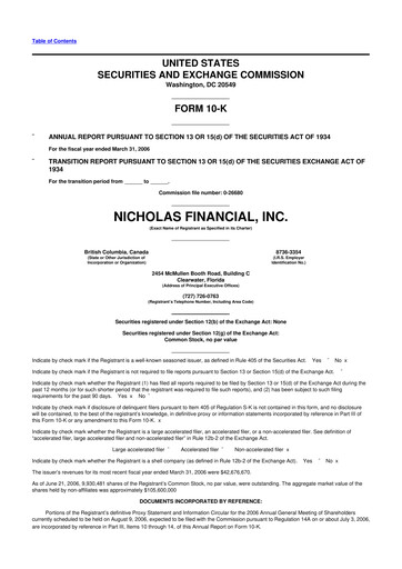 Thumbnail Old Market Capital Corporation 10-K Annual Report 