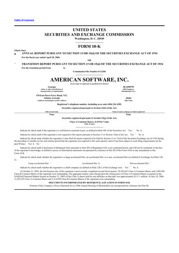 Thumbnail Logility Supply Chain Solutions 10-K Annual Report 