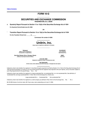 Vorschaubild Kemper 10-Q Quartalsbericht  