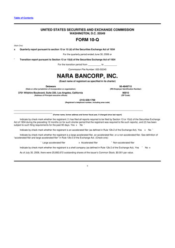 Thumbnail Hope Bancorp 10-Q Quarterly Report FY 