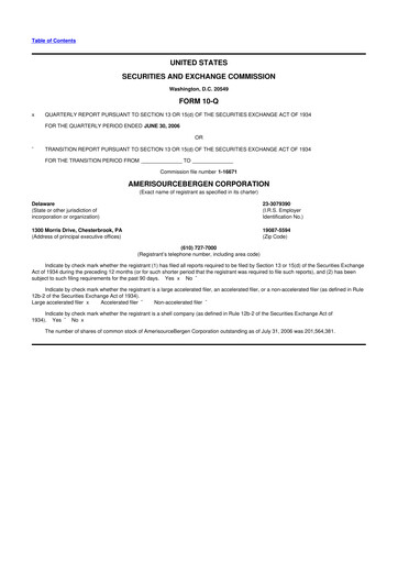 Vorschaubild Cencora 10-Q Quartalsbericht  