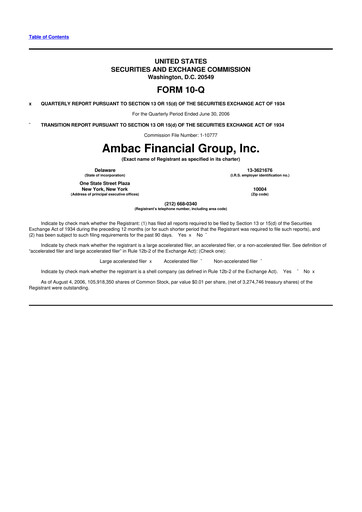 Thumbnail Octave Specialty Group 10-Q Quarterly Report FY 