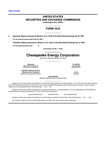 Miniature Expand Energy 10-Q Rapport trimestriel  
