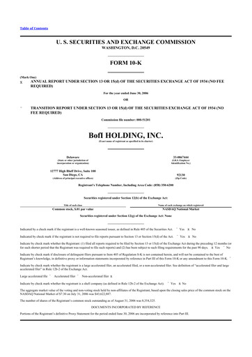 Thumbnail Axos Financial
 10-K Annual Report 