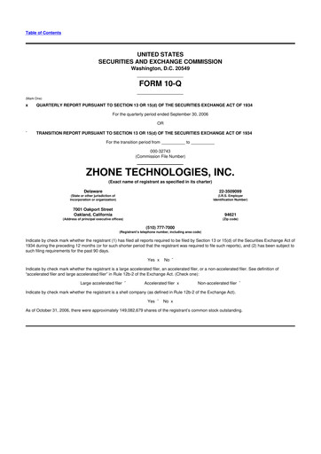 Miniature DZS Inc 10-Q Rapport trimestriel  