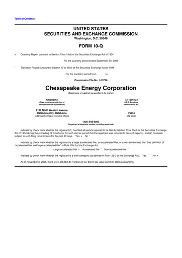 Miniature Expand Energy 10-Q Rapport trimestriel  